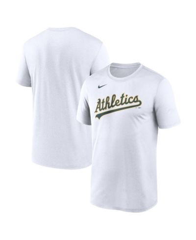 Nike Men's White Athletics New Legend Wordmark Dri-FIT T-Shirt