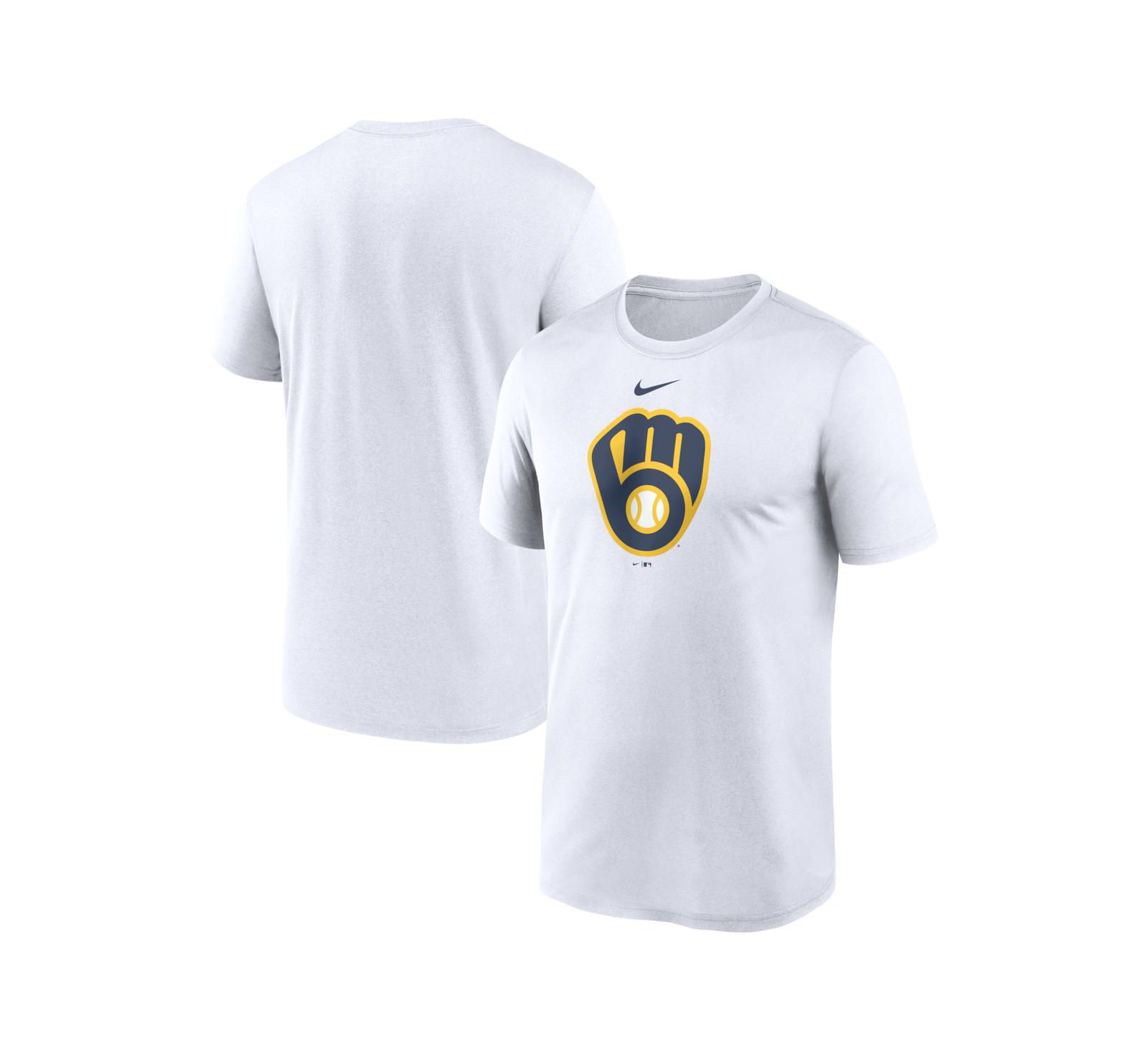 Футболка Nike Men's White Milwaukee Brewers New Legend Dri-FIT