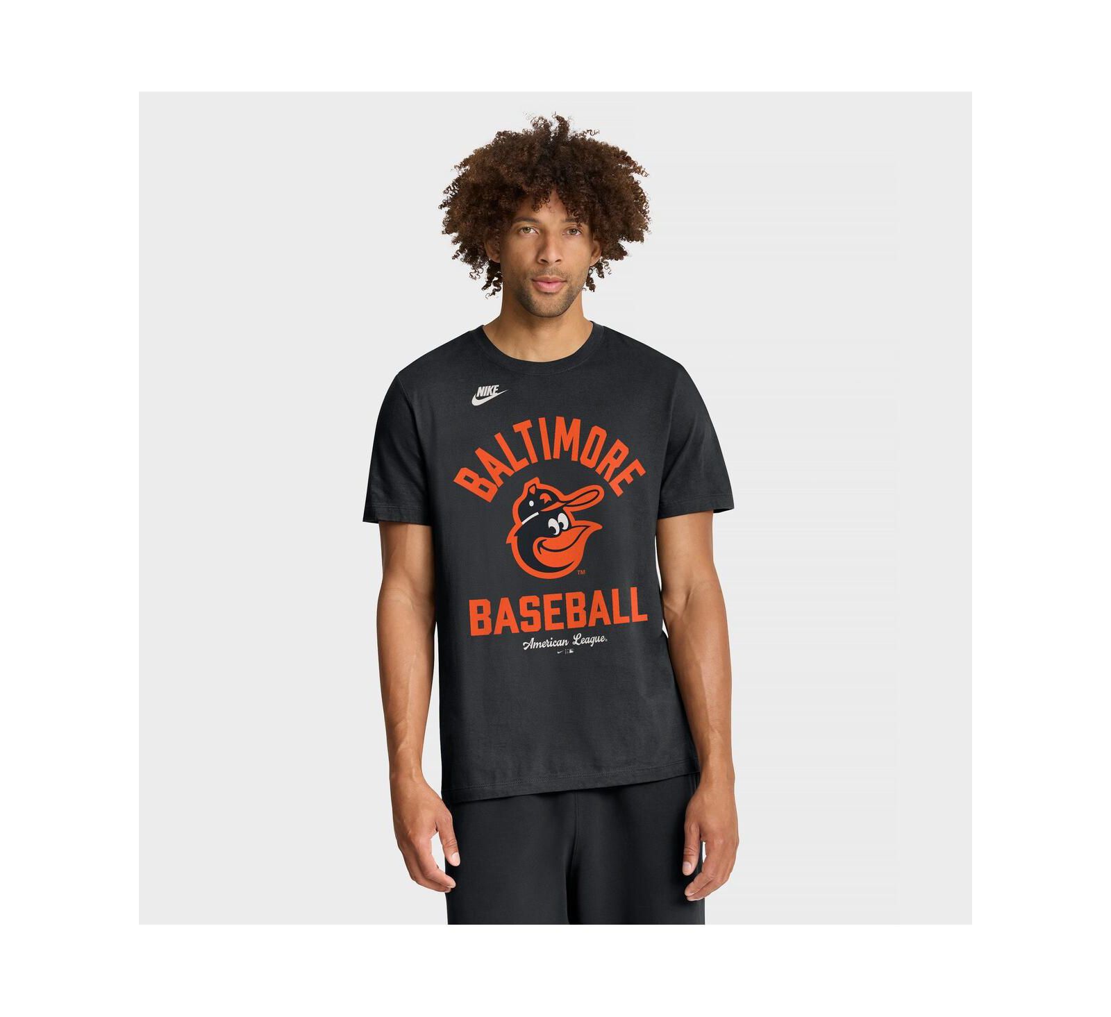 Nike Men's Black Baltimore Orioles Cooperstown Collection T-Shirt