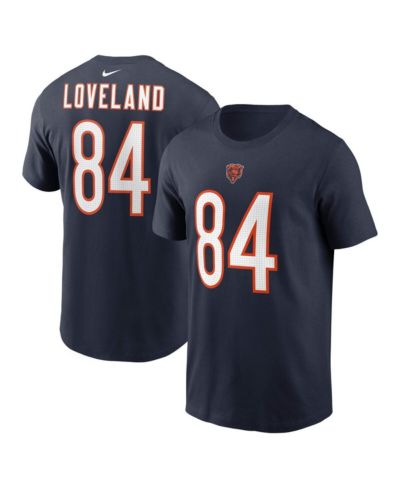 Мужская футболка Nike Colston Loveland Navy Chicago Bears Name & Number