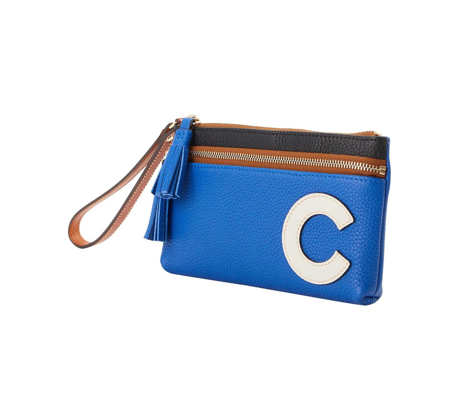 Dooney & Bourke Chicago Cubs Infield Double-Zip Wristlet