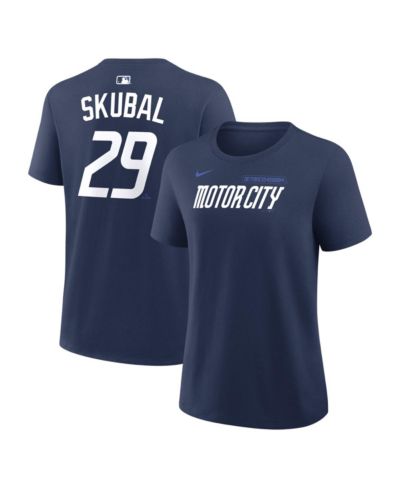 Футболка Nike Women's Tarik Skubal Navy Detroit Tigers City Connect