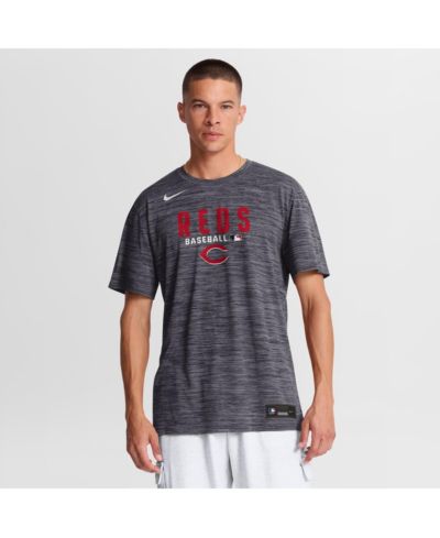 Мужская футболка Nike Black Cincinnati Reds Authentic Collection Velocity Dri-FIT