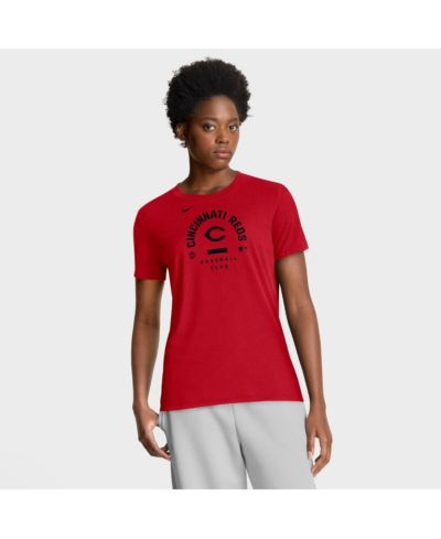 Nike Женская спортивная футболка Cincinnati Reds Authentic Collection Early Work Tri-Blend Dri-FIT