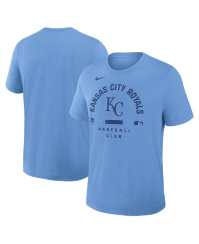 Nike Men's Light Blue Kansas City Royals Authentic Collection Early Work Tri-Blend Dri-FIT T-Shirt
