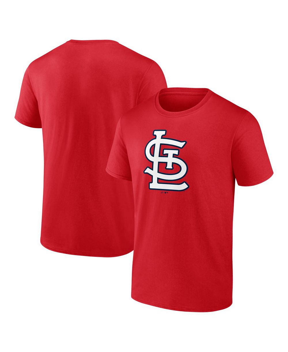 Мужская футболка Logo Athletic Red St. Louis Cardinals Logo T-Shirt
