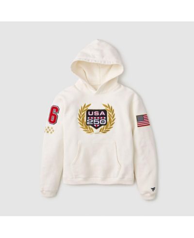 Мужское худи Fanatics White USA 250 Limited Edition Heavyweight Fleece