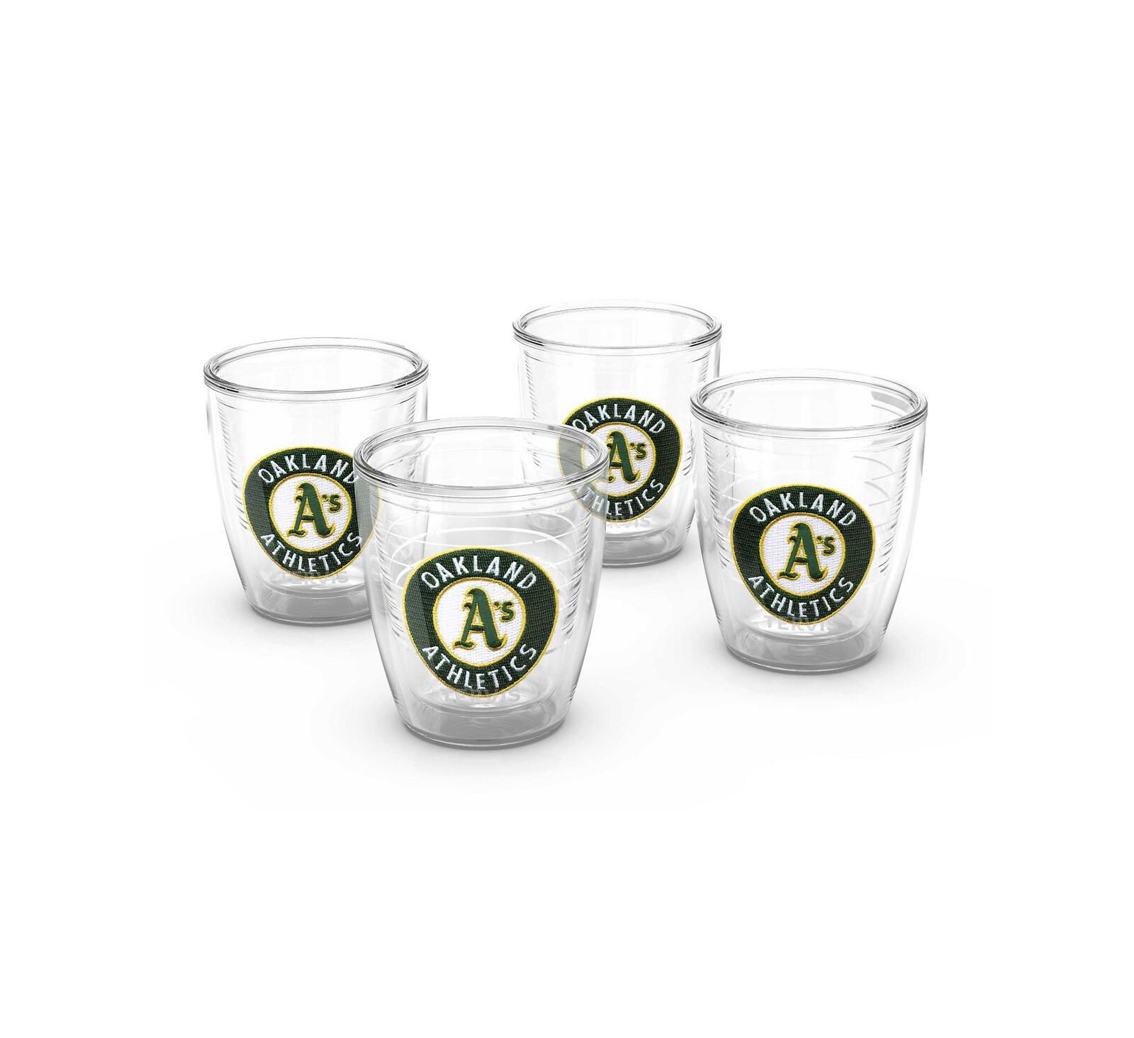 Набор стаканов Tervis Oakland Athletics Four-Pack 12oz. Emblem