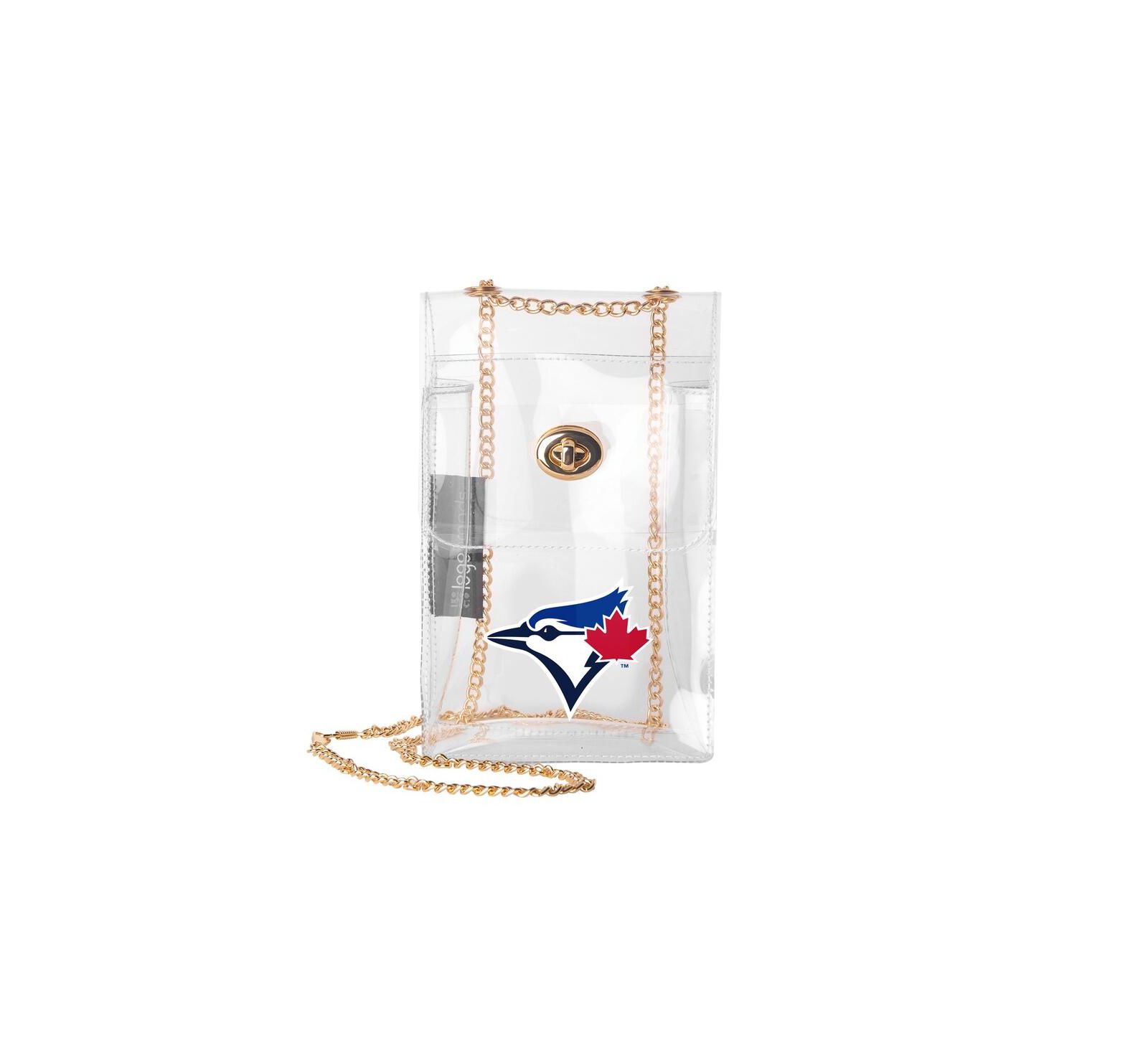 Logo Brands Toronto Blue Jays Clear Essential Crossbody Purse