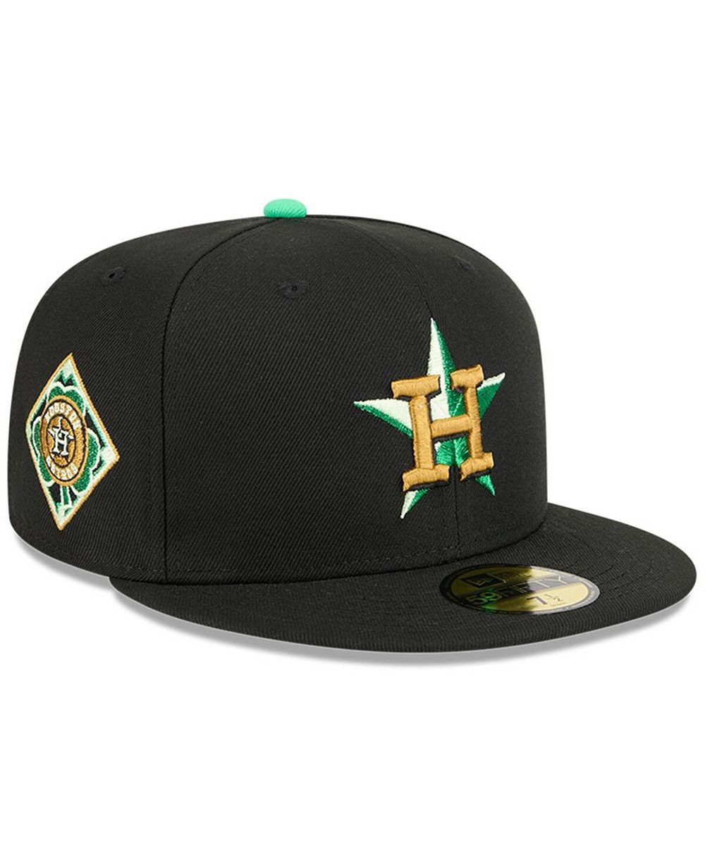 New Era Men's Black Houston Astros 2026 St. Patrick's Day 59FIFTY Fitted Hat