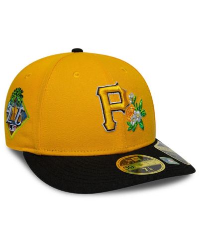 Мужская кепка New Era Gold/Black Pittsburgh Pirates 2026 Spring Training Low Profile 59FIFTY Fitted Hat