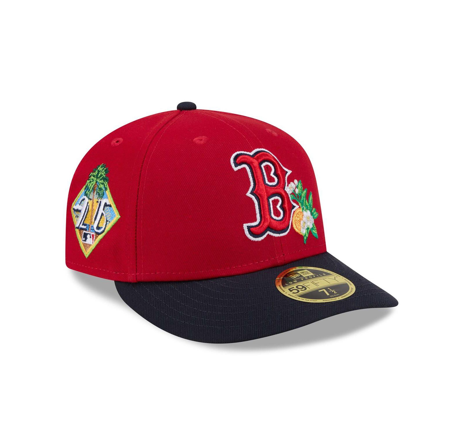 New Era Men's Red/Navy Boston Red Sox 2026 Spring Training Low Profile 59FIFTY Fitted Hat