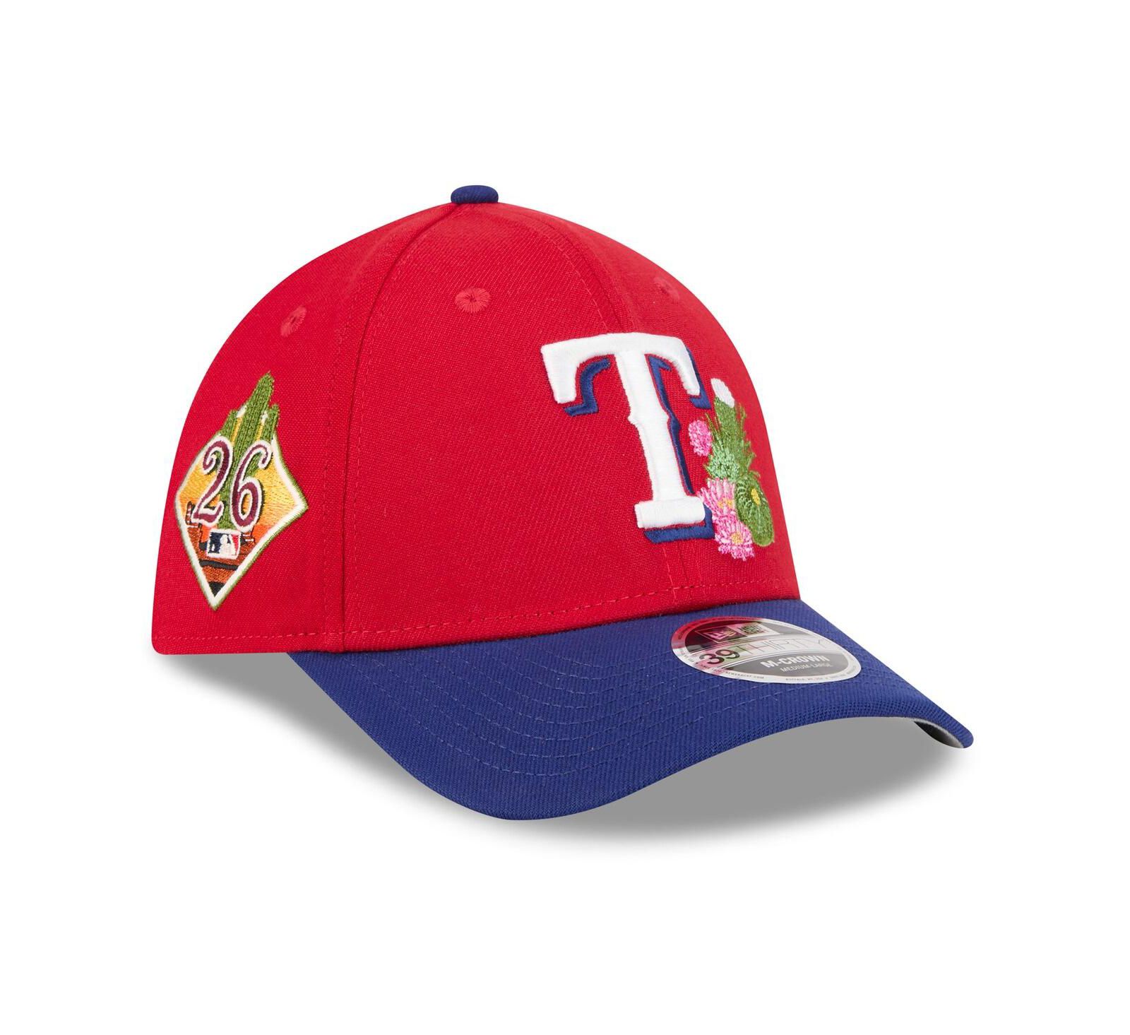 New Era Мужская кепка Texas Rangers 2026 Spring Training M-Crown 39THIRTY Flex