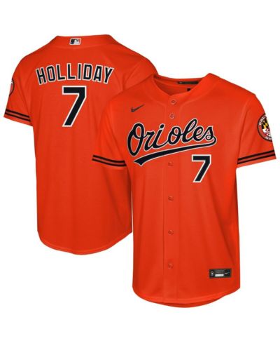 Nike детская спортивная джерси Jackson Holliday Baltimore Orioles, оранжевая