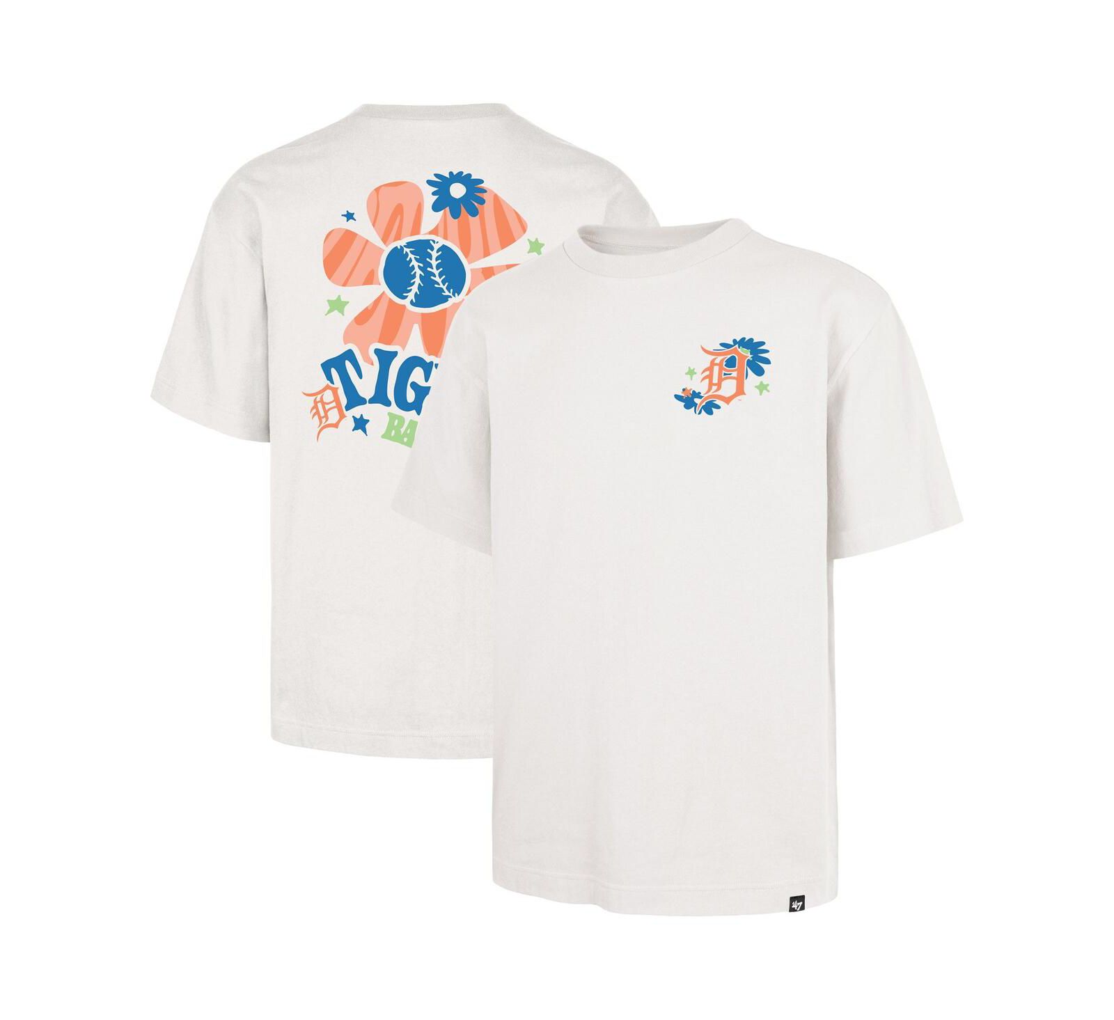 '47 Brand Men's Cream Detroit Tigers Flora Foundation T-Shirt
