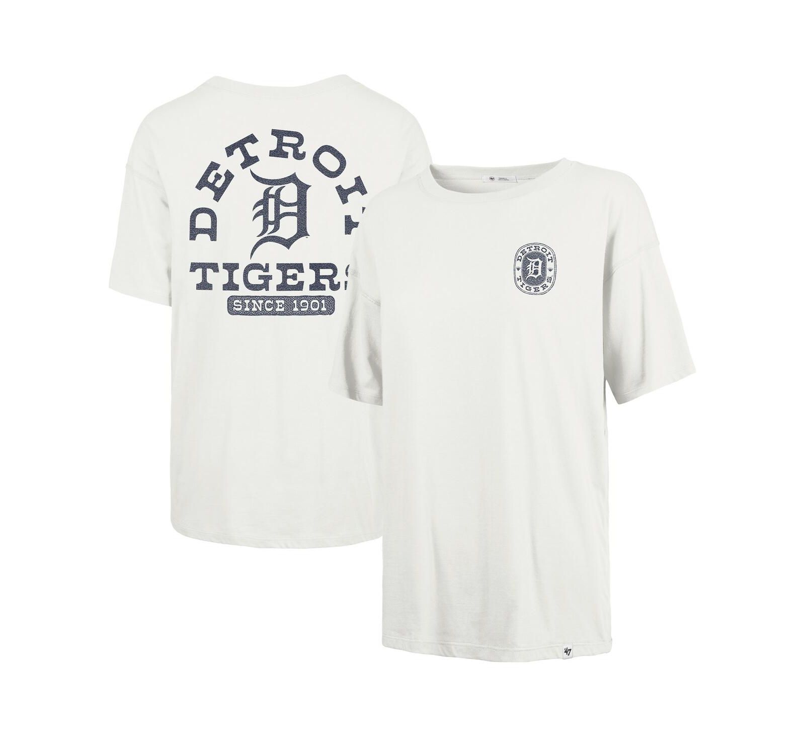 Женская футболка '47 Brand Detroit Tigers Back Canyon Sadie, натуральный цвет