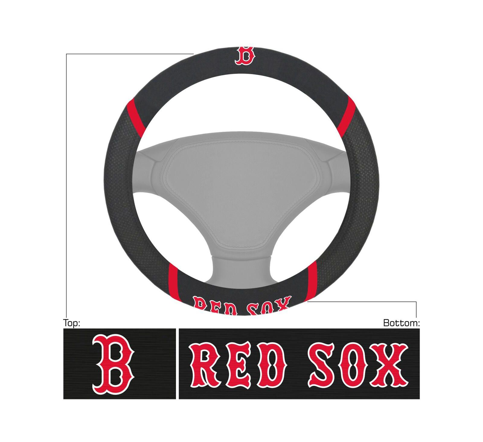 Чехол на руль Logo Brands Boston Red Sox