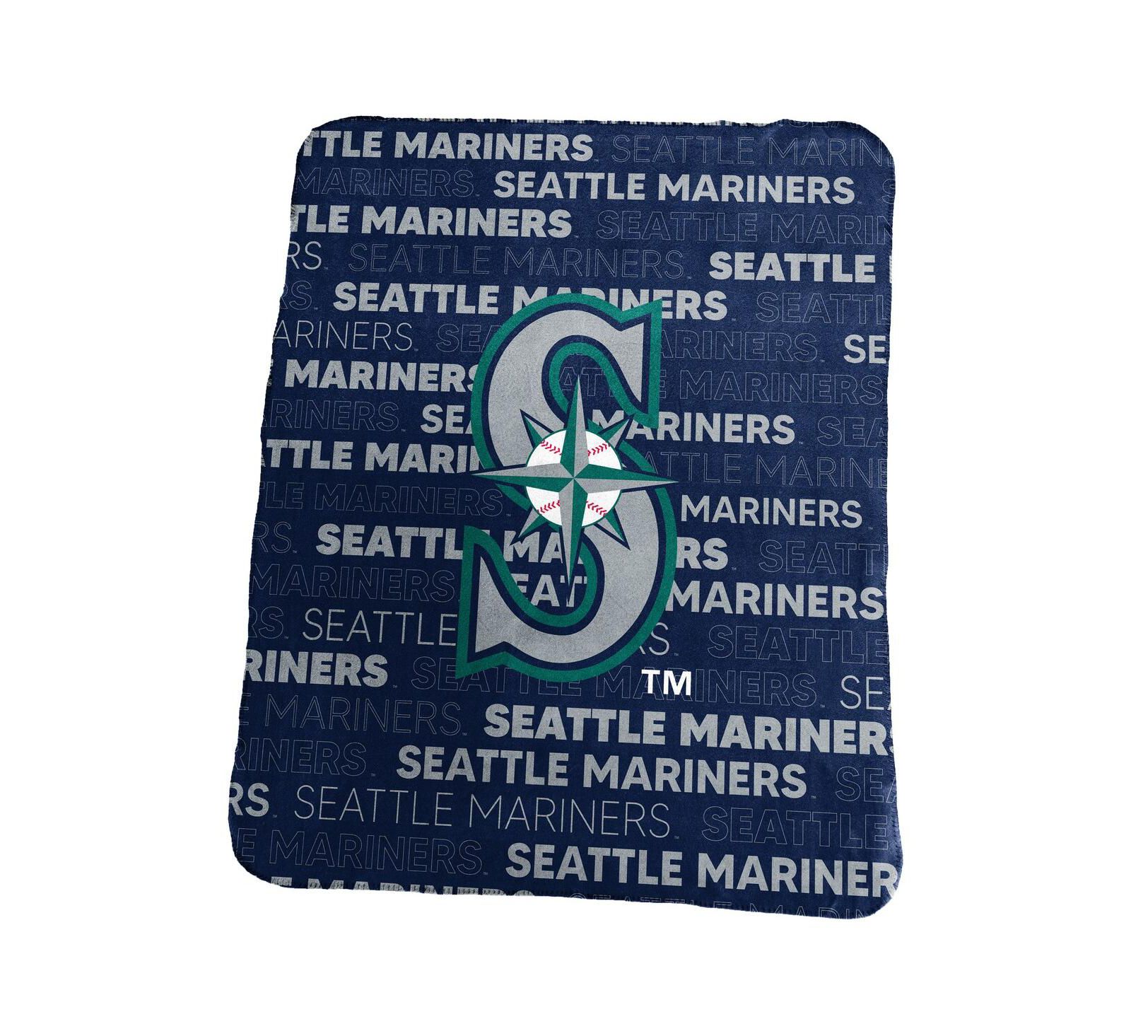 Плед Logo Brands Seattle Mariners 50" x 60" Classic Fleece Throw