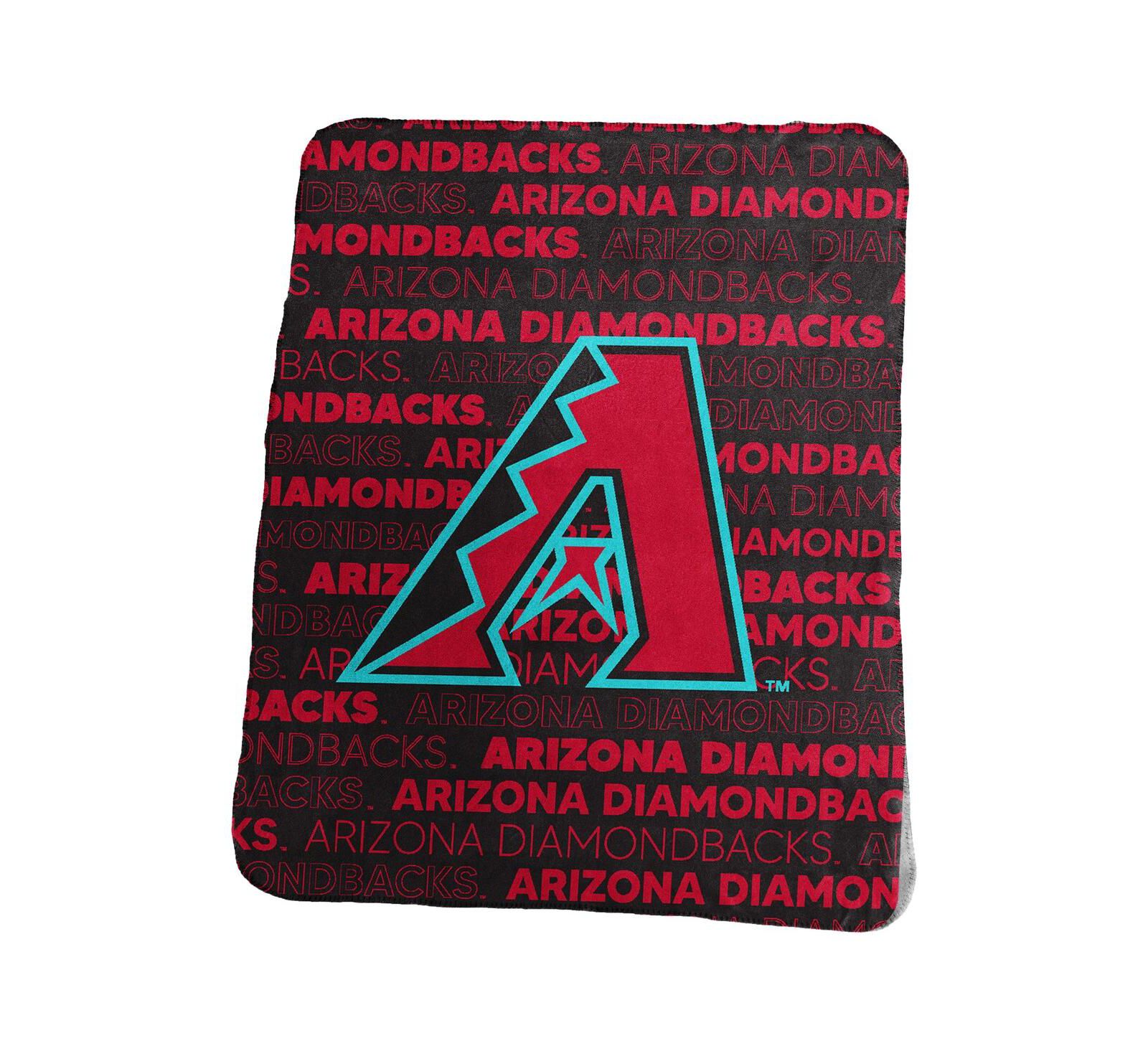 Logo Brands Arizona Diamondbacks 50" x 60" Classic Fleece Throw Blanket