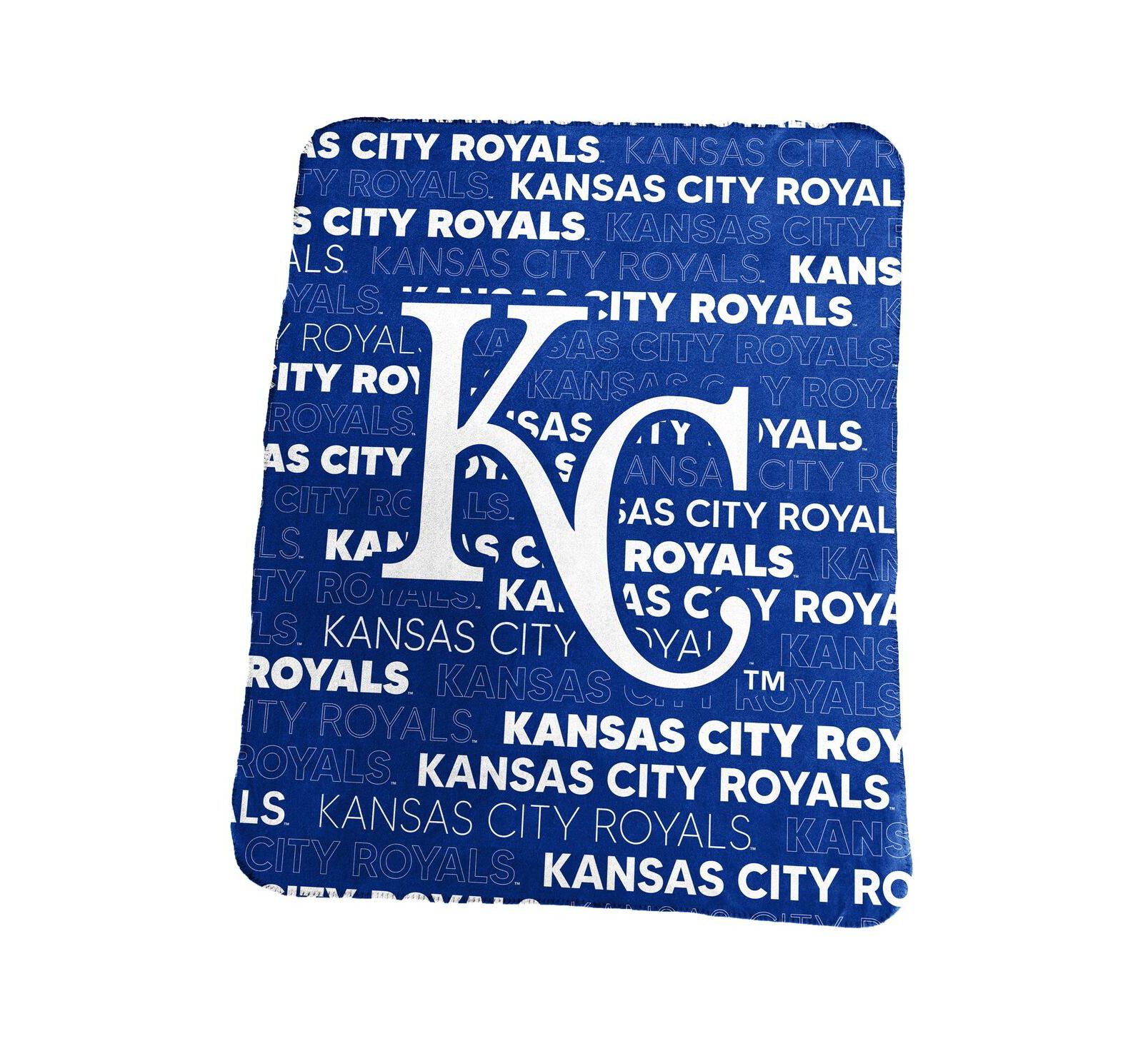 Флисовый плед Logo Brands Kansas City Royals 50" x 60" Classic