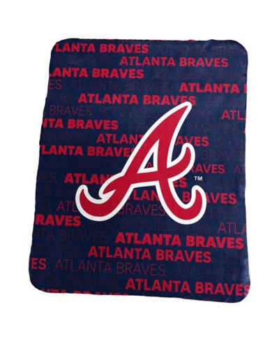 Logo Brands Atlanta Braves 50" x 60" Classic Fleece Throw Blanket