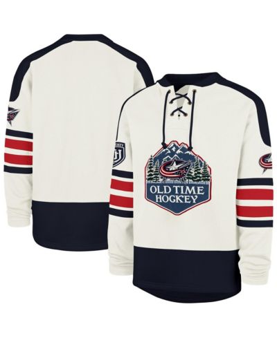 Свитшот '47 Brand Men's Columbus Blue Jackets Pond Hockey Trio Eternal Lacer