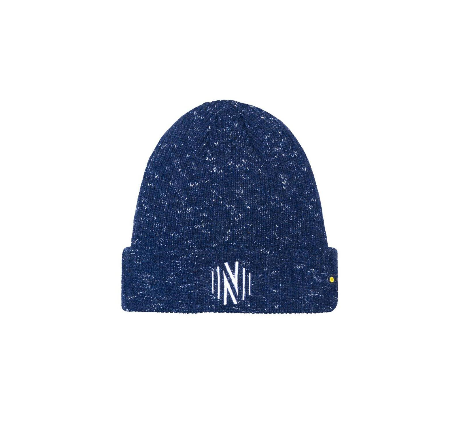 Вязаная шапка Fan Ink Мужская и Женская Navy Nashville SC Confetti Cuffed