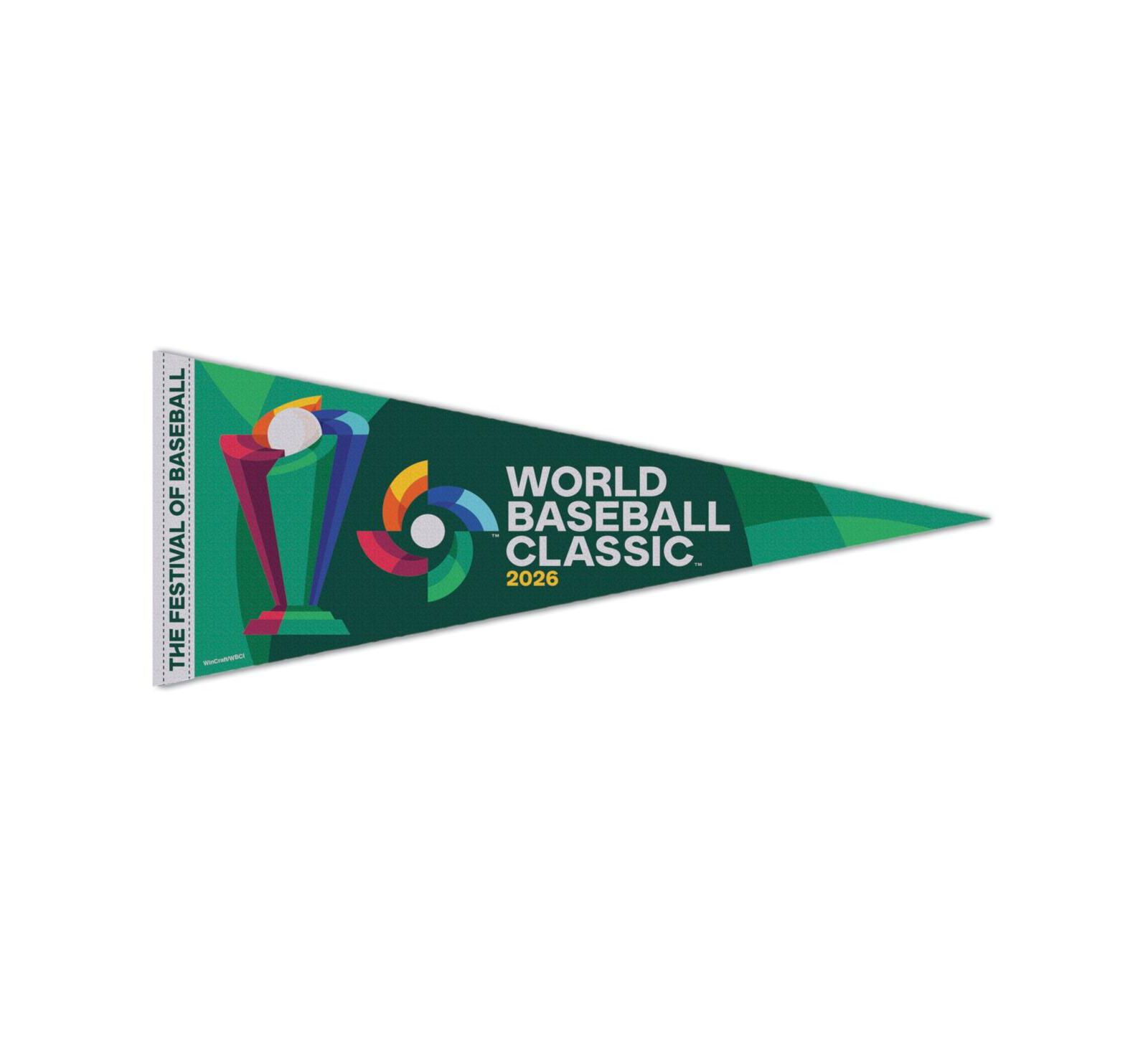 Wincraft флаг 2026 World Baseball Classic 12" x 30"