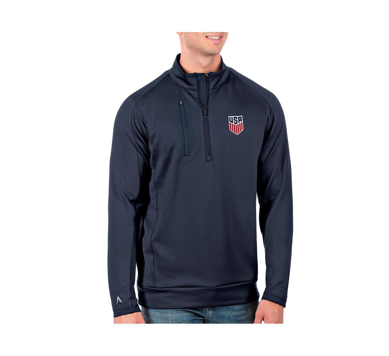 Antigua Men's Navy USMNT Generation Quarter-Zip