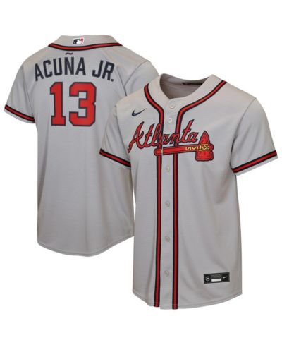 Nike реплика джерси Ronald Acuña Jr. Atlanta Braves для мальчиков и девочек