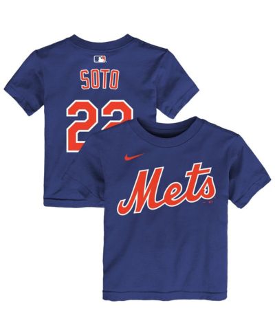 Nike Baby Boys and Girls Juan Soto Royal New York Mets Name & Number T-Shirt