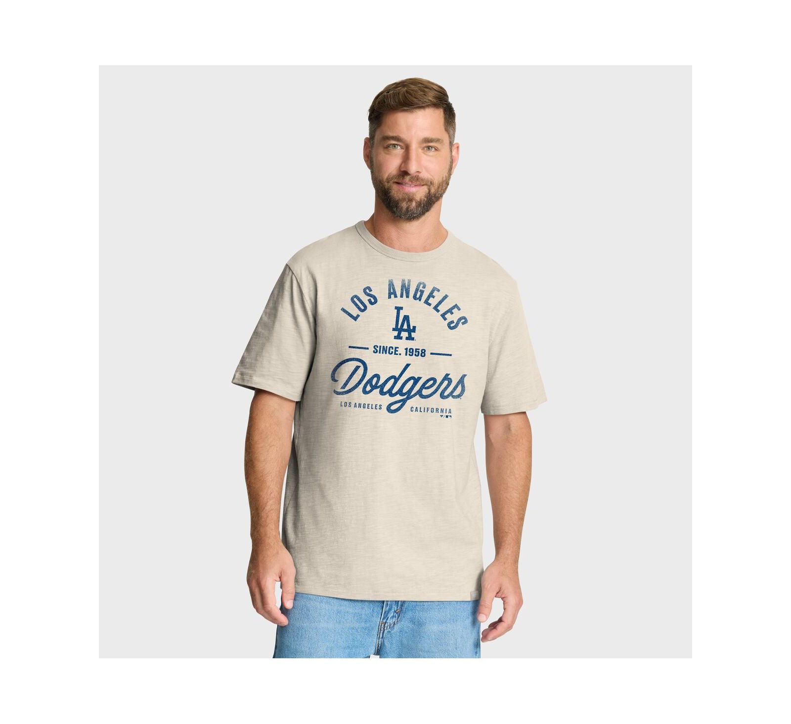 Мужская футболка Fanatics Los Angeles Dodgers Stadium, бежевая