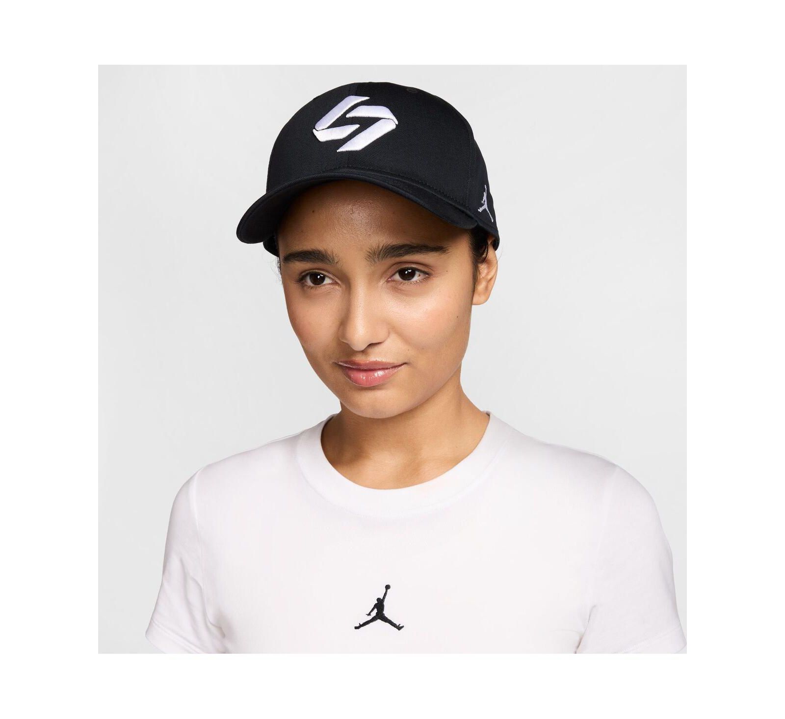Jordan Men's and Women's Black Luka Rise Adjustable Hat