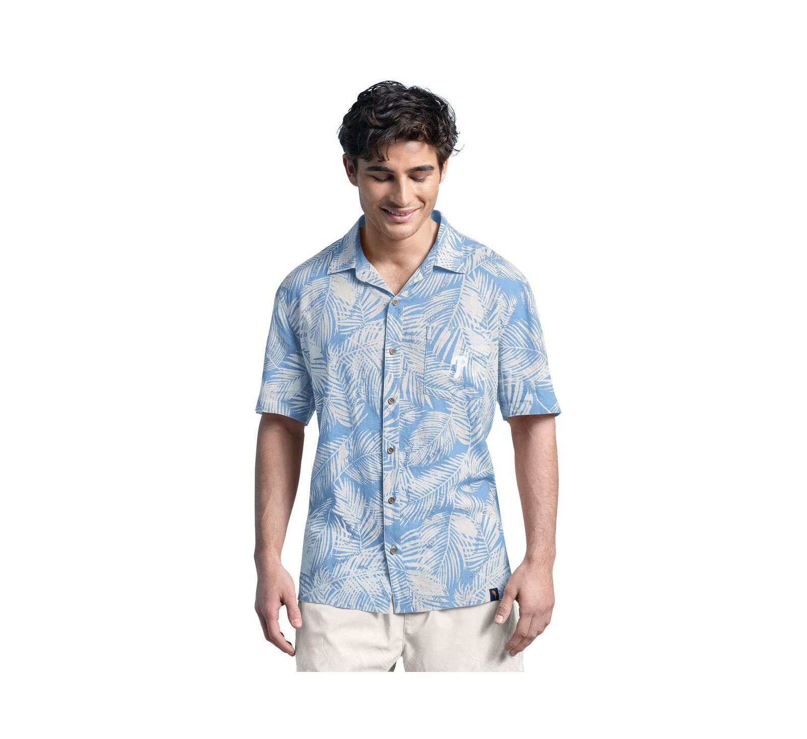 Мужская льняная рубашка Margaritaville Philadelphia Phillies, синяя