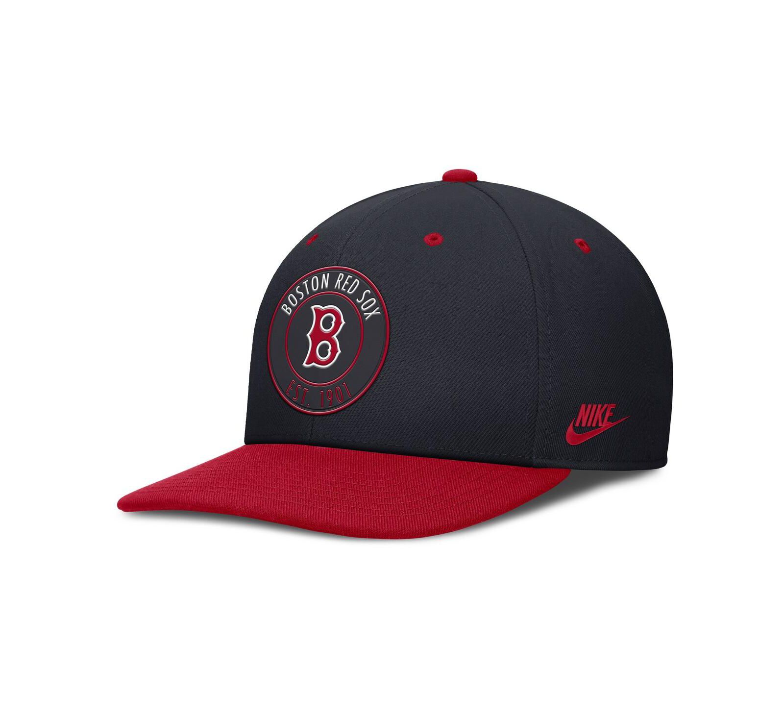 Nike Men's Navy/Red Boston Red Sox Cooperstown Collection Pro Dri-FIT Snapback Hat
