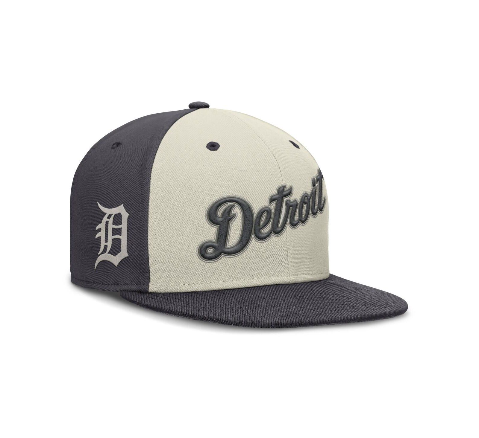Nike Men's Cream Detroit Tigers Dri-FIT True Fitted Hat
