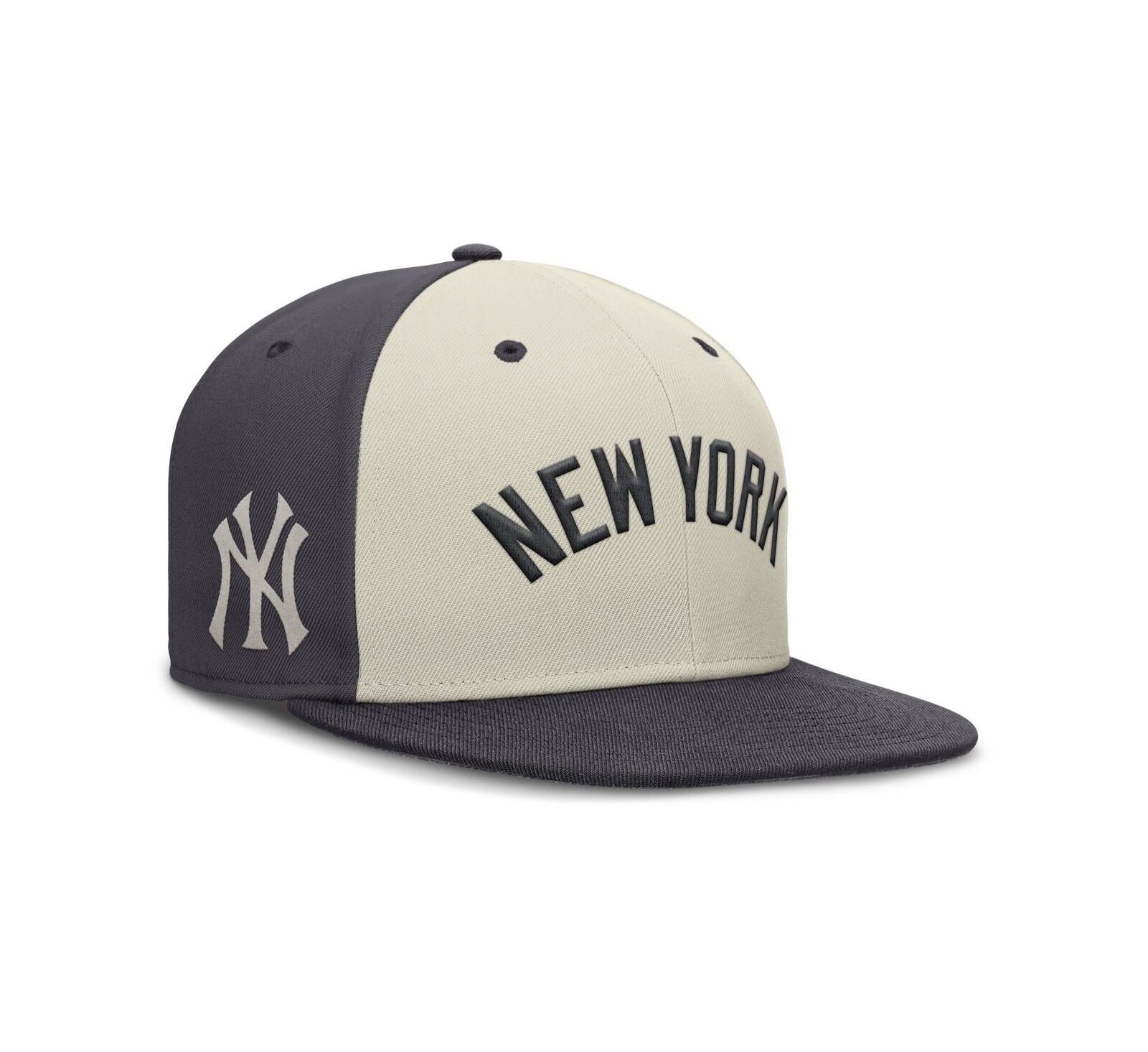 Nike Men's Cream New York Yankees Dri-FIT True Fitted Hat