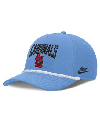 Мужская регулируемая кепка Nike St. Louis Cardinals Cooperstown Rise светло-голубого цвета