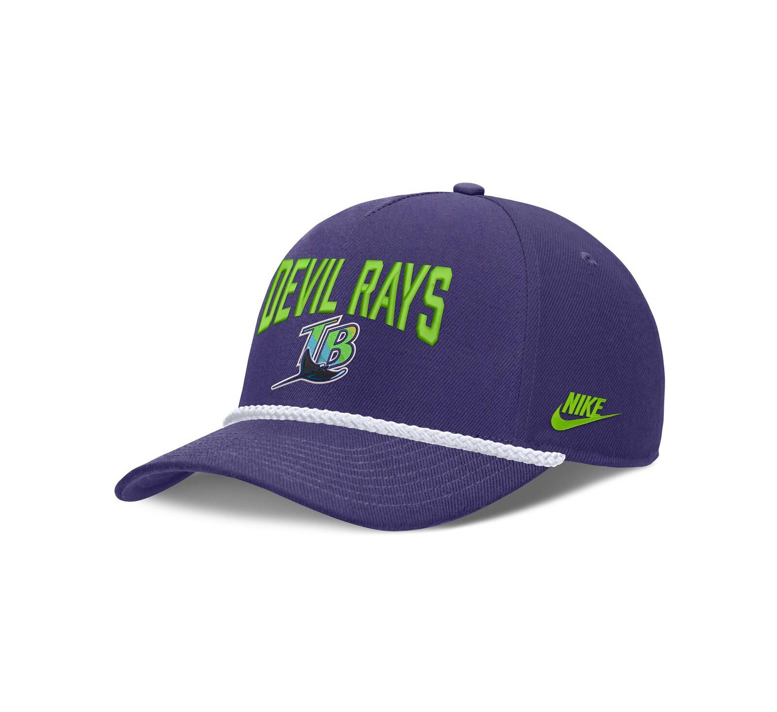 Nike Men's Purple Tampa Bay Rays Cooperstown Rise Adjustable Hat
