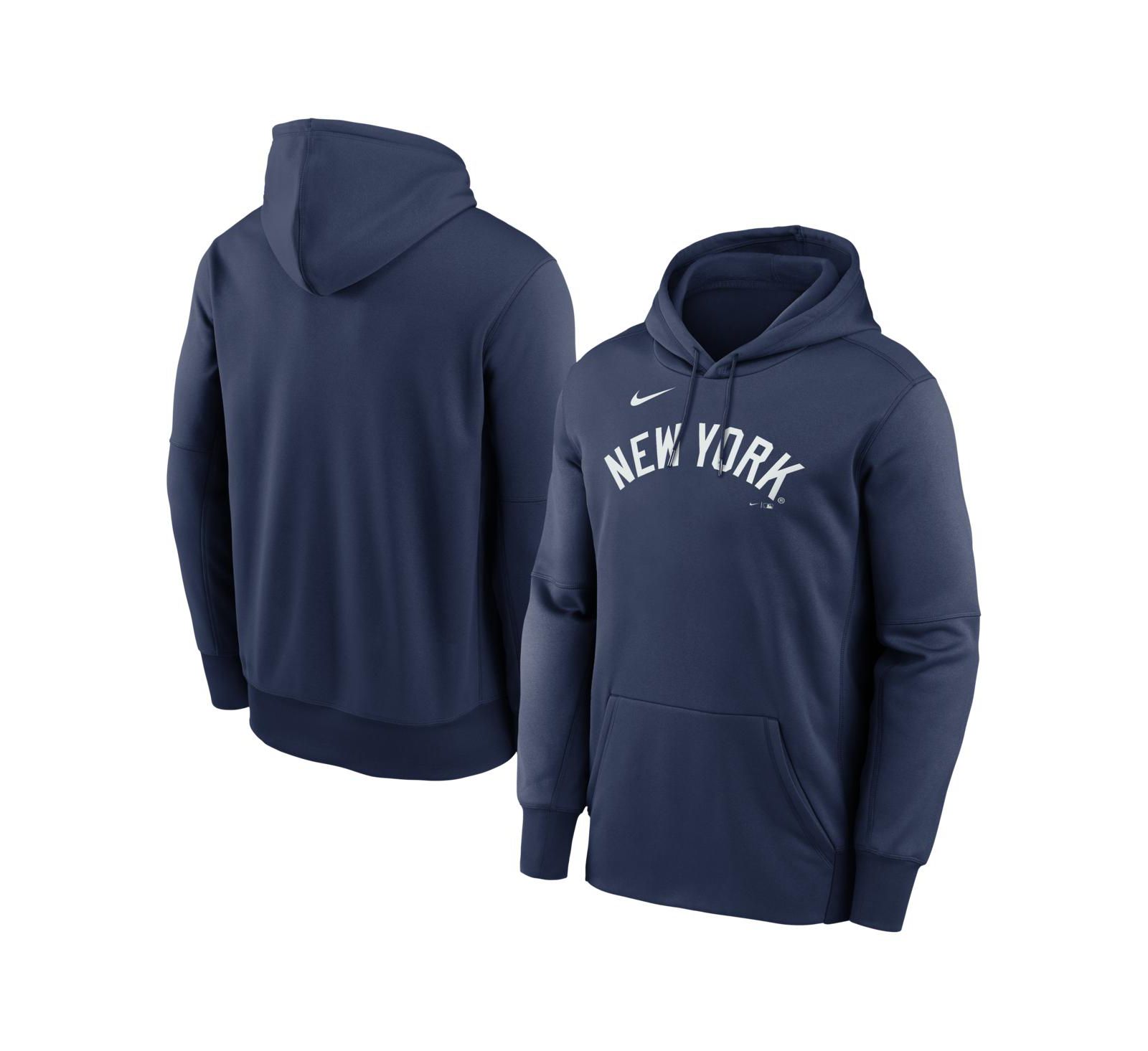 Мужское худи Nike New York Yankees Navy с логотипом
