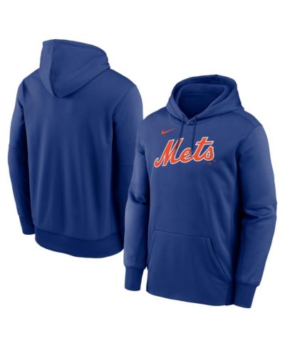 Nike Мужское худи Royal New York Mets Primary Wordmark Therma