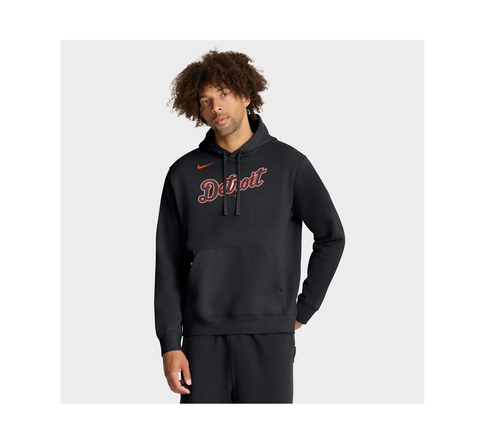 Худи Nike Men's Black Detroit Tigers Club