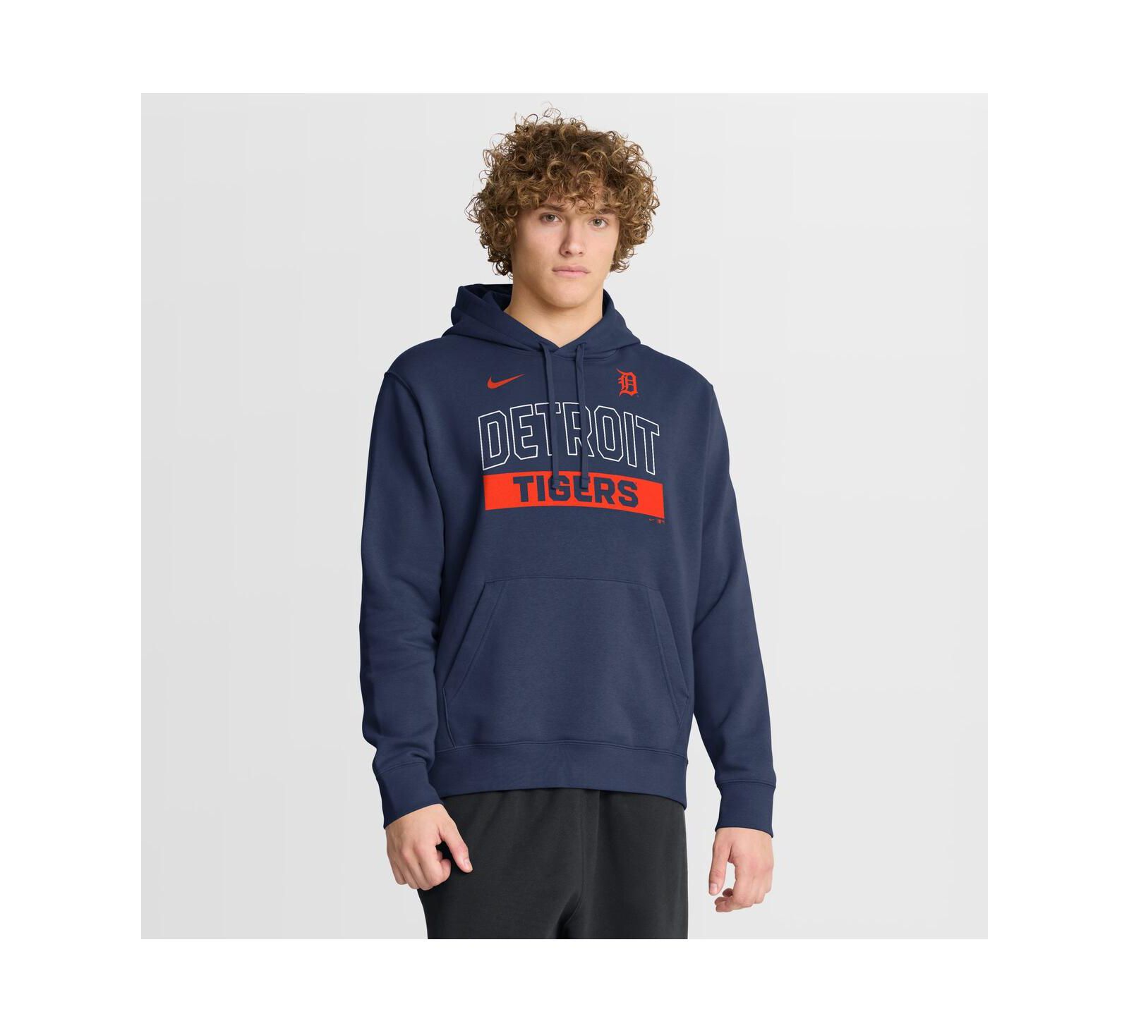 Мужское худи Nike Navy Detroit Tigers Primetime Club
