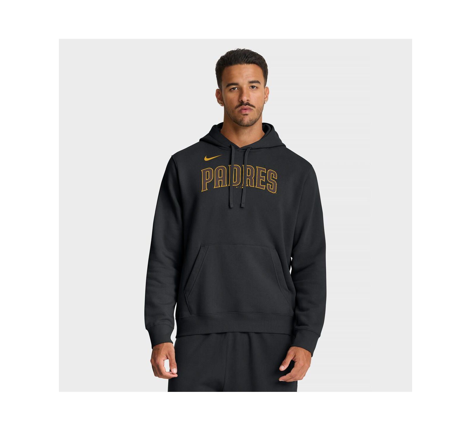 Худи Nike San Diego Padres Club, черное, Мужское
