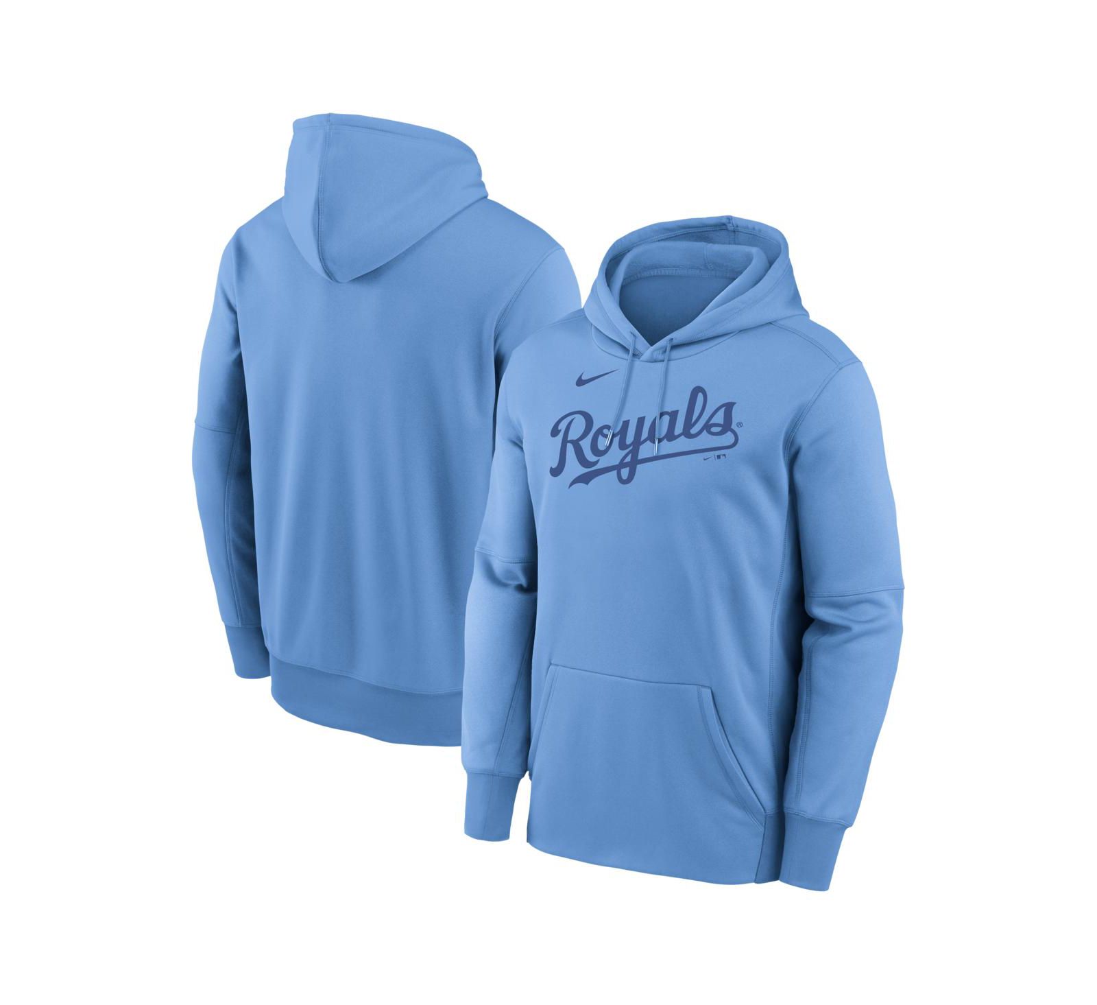 Nike Men's Light Blue Kansas City Royals Club Hoodie