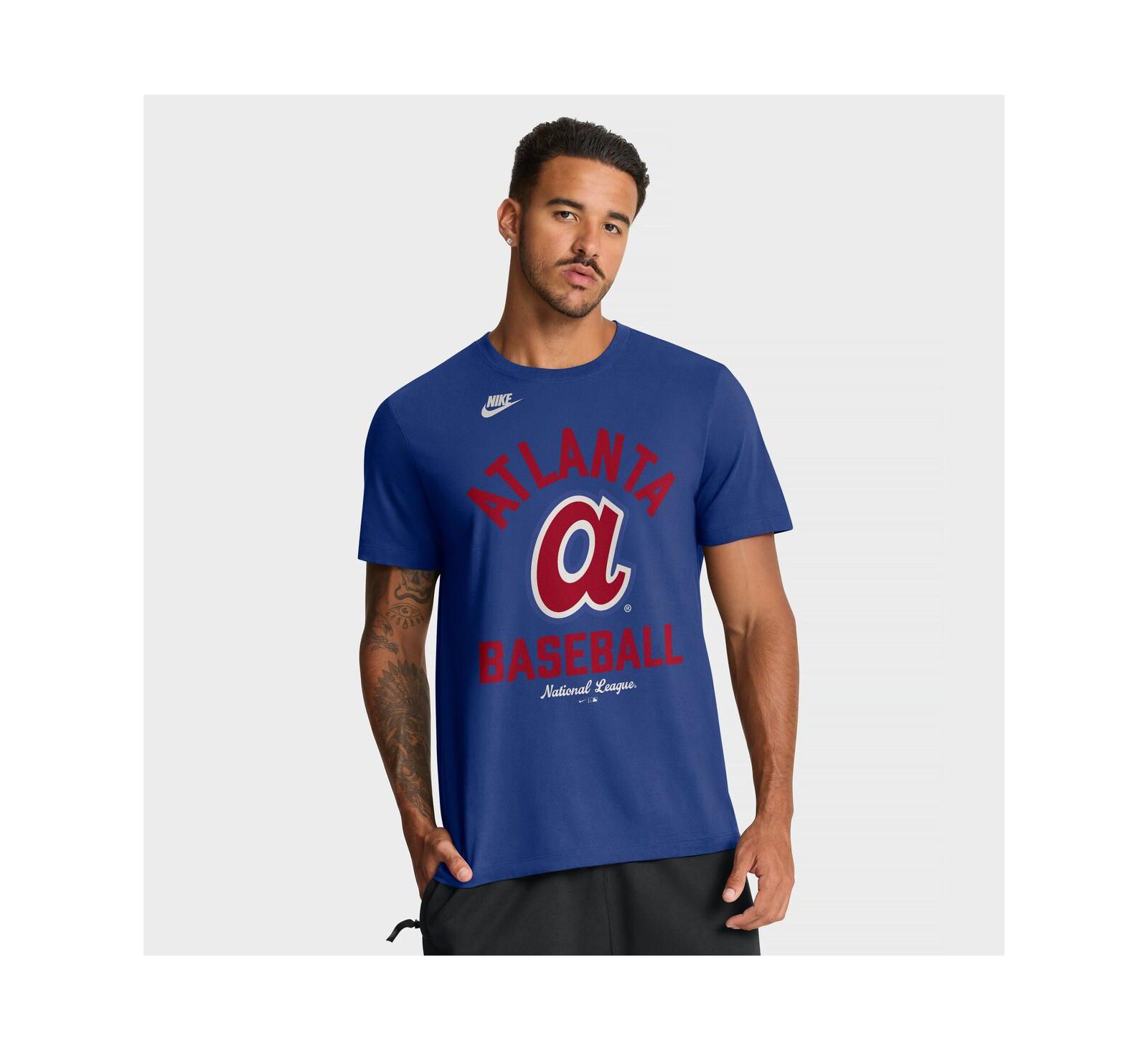 Nike Men's Royal Atlanta Braves Cooperstown Collection T-Shirt
