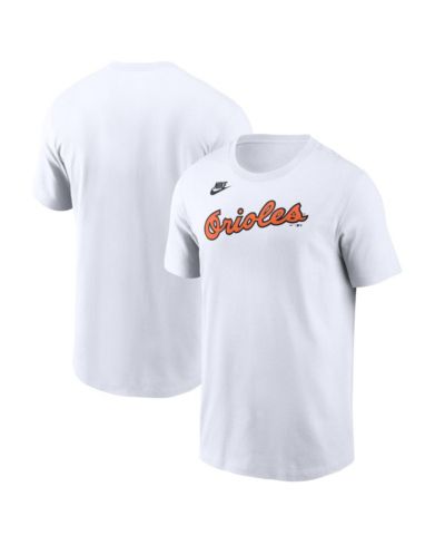 Мужская футболка Nike White Baltimore Orioles Cooperstown Collection Wordmark