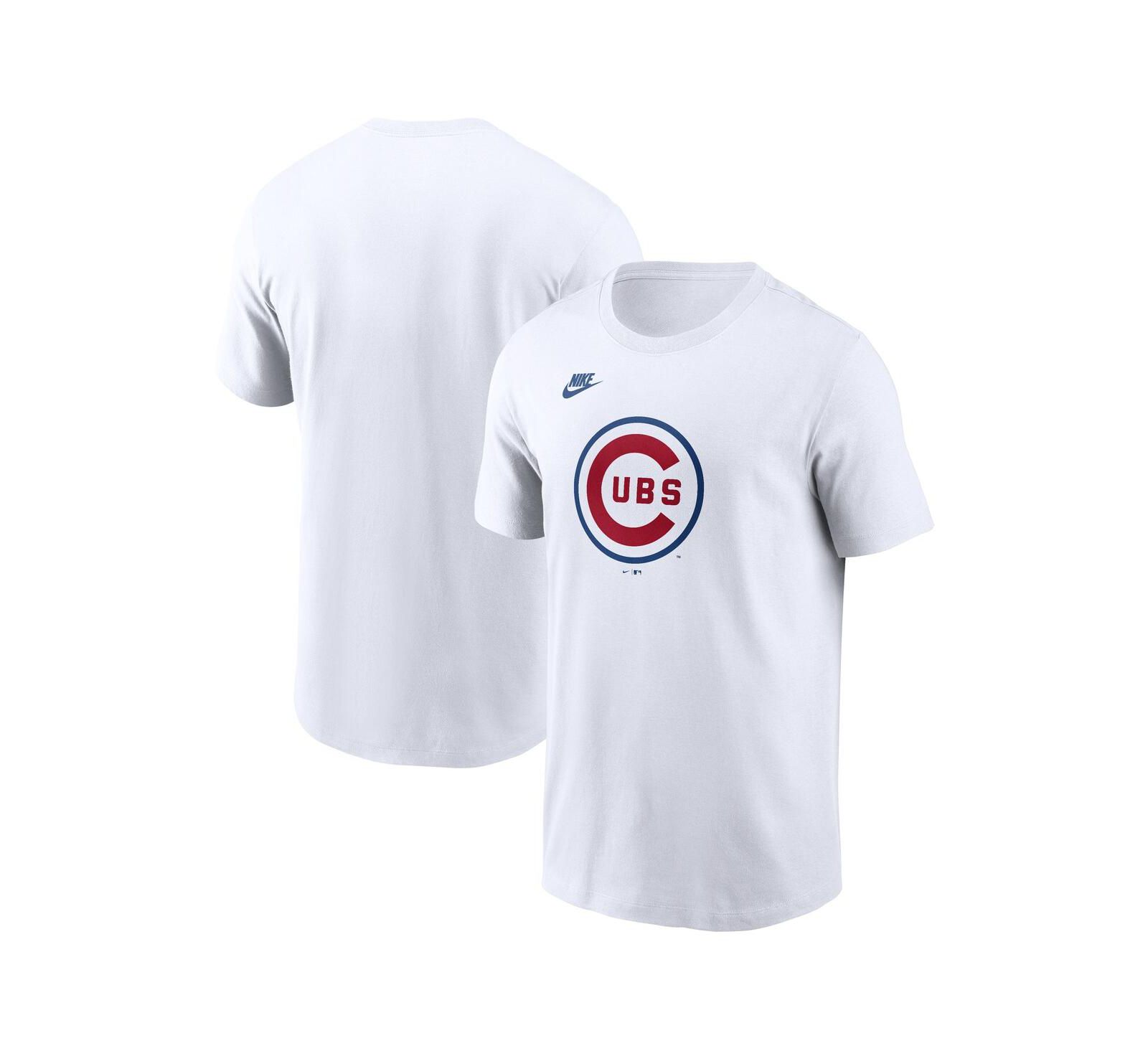 Nike мужская футболка Chicago Cubs Cooperstown Collection, белая