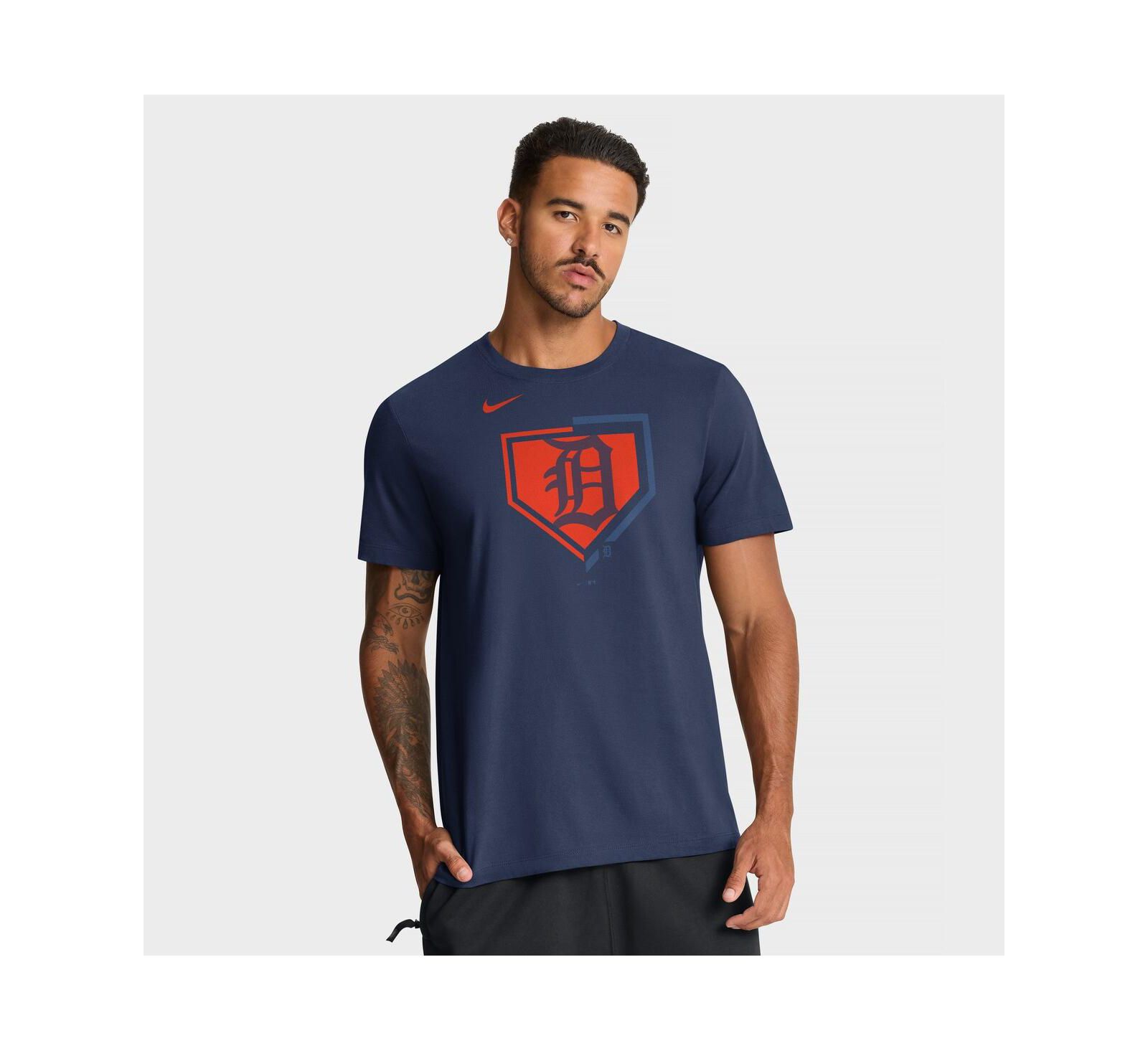 Nike мужская темно-синяя футболка Detroit Tigers Icon