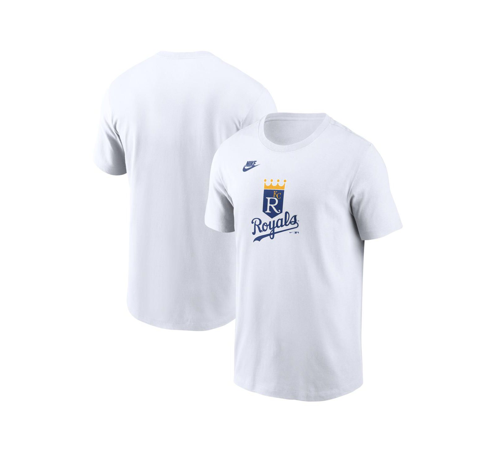 Мужская футболка Nike White Kansas City Royals Logo